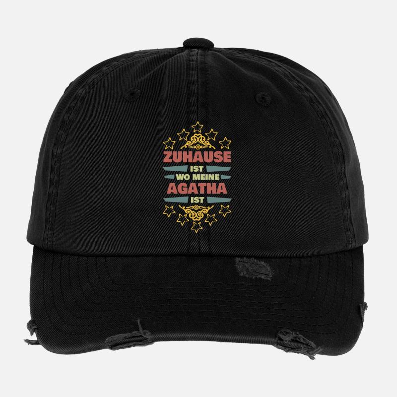 Geschenk für Agatha Flexfit Vintage Destroyed Cap