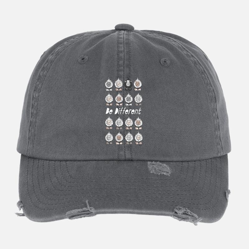 Be Different Schafe Flexfit Vintage Destroyed Cap