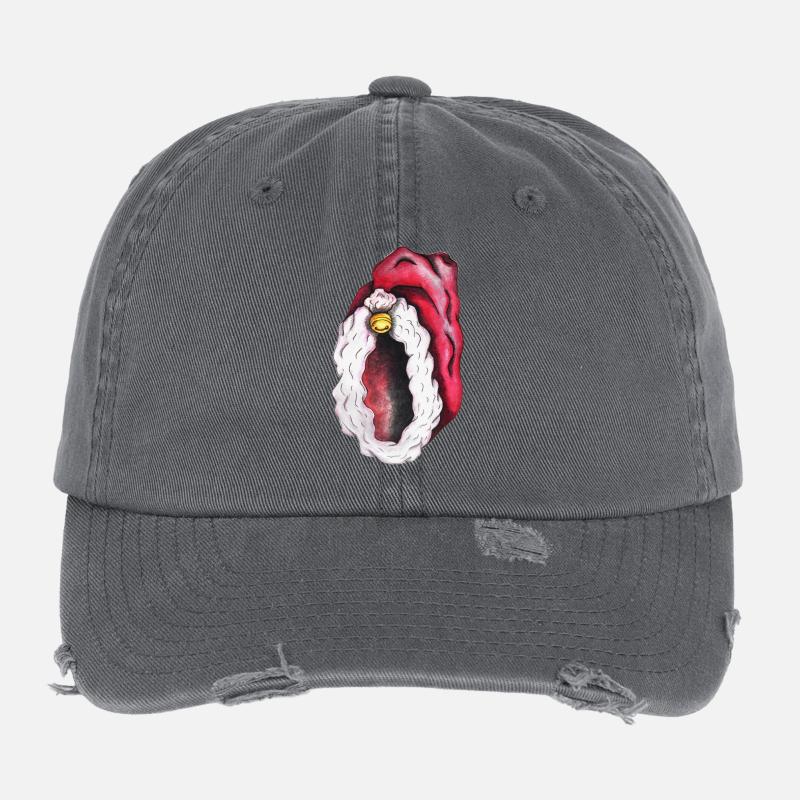 Santa-Vulva Flexfit Vintage Destroyed Cap