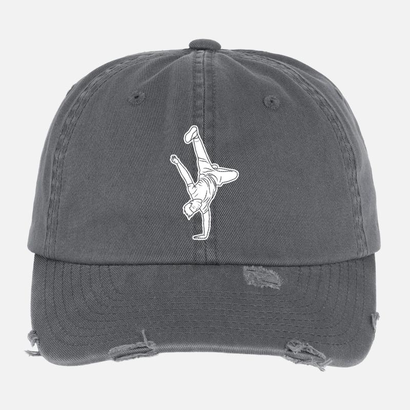 Croquis B Boy Casquette vintage effet usé Flexfit