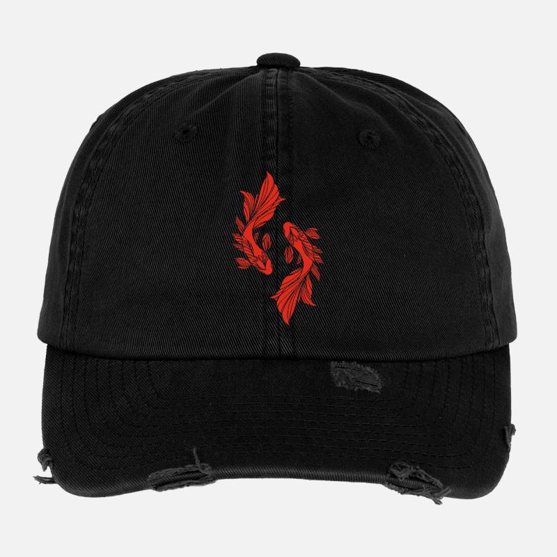 Zwei Goldfische Flexfit Vintage Destroyed Cap