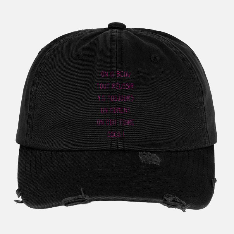 Pink success Flexfit Vintage Destroyed Cap