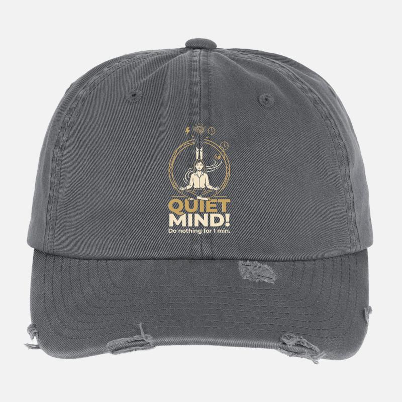 Quiet Mind Flexfit Vintage Destroyed Cap