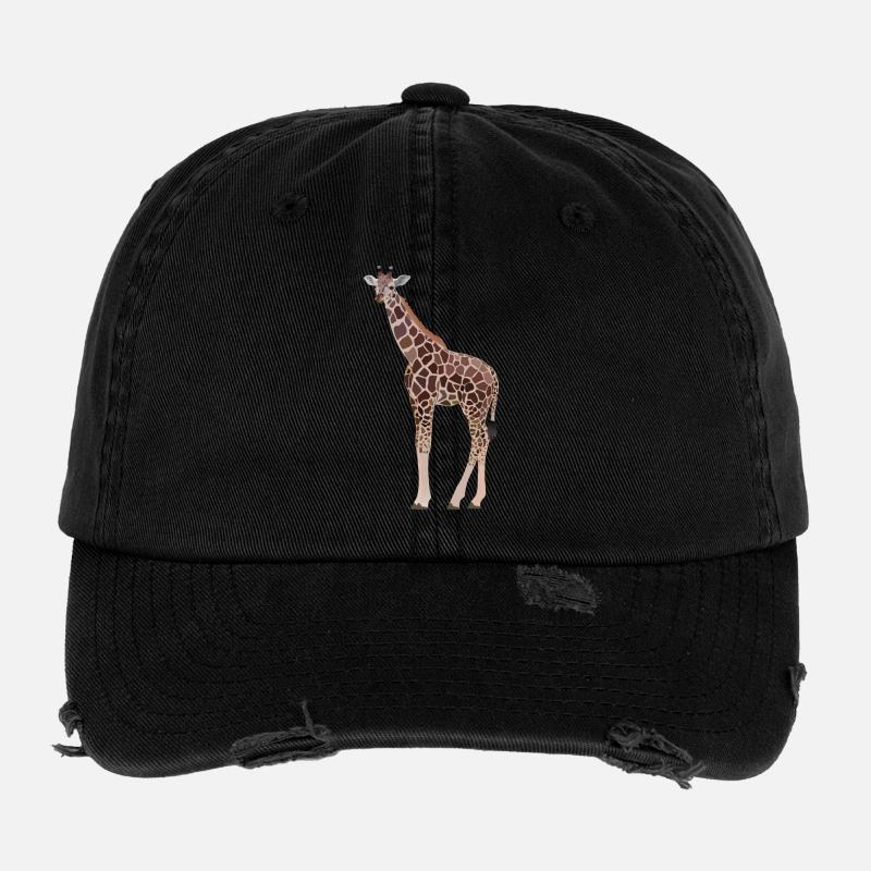 Gina, Giraffe Flexfit Vintage Destroyed Cap