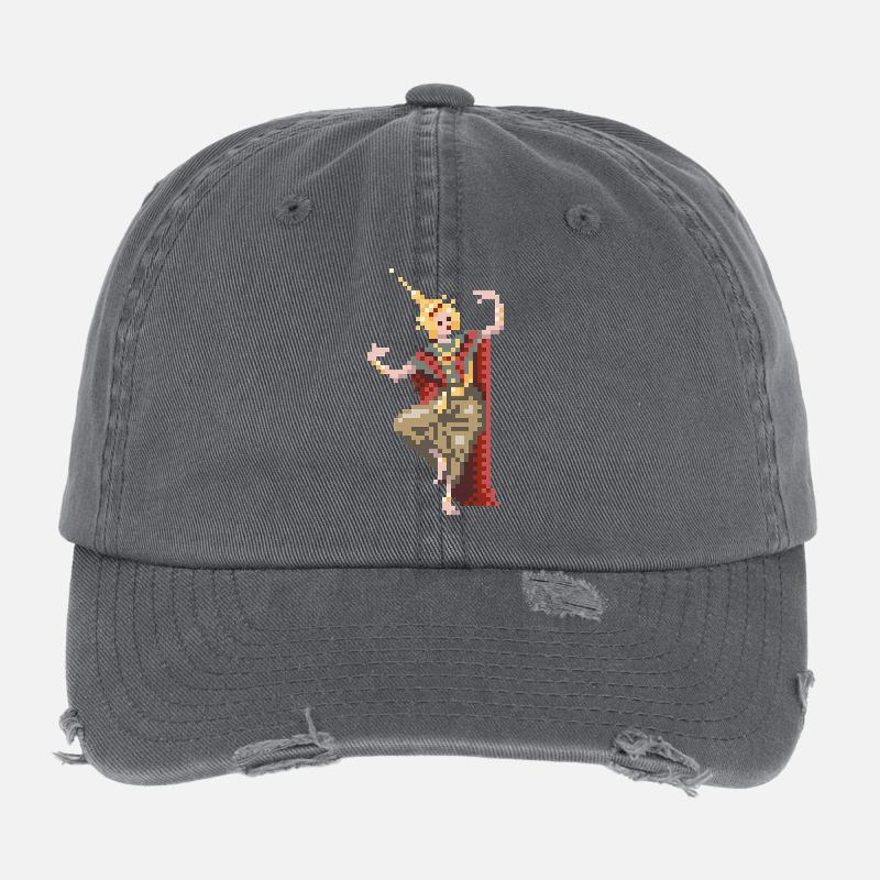 8bit Thai Dancer Flexfit Vintage Destroyed Cap