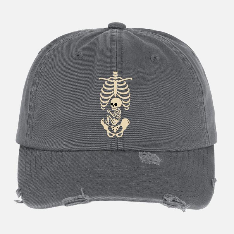 Squelette de maternité Casquette vintage effet usé Flexfit