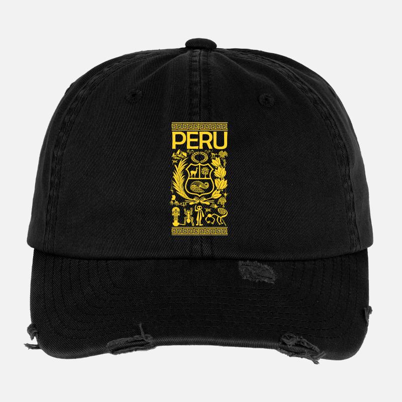 Pérou Casquette vintage effet usé Flexfit