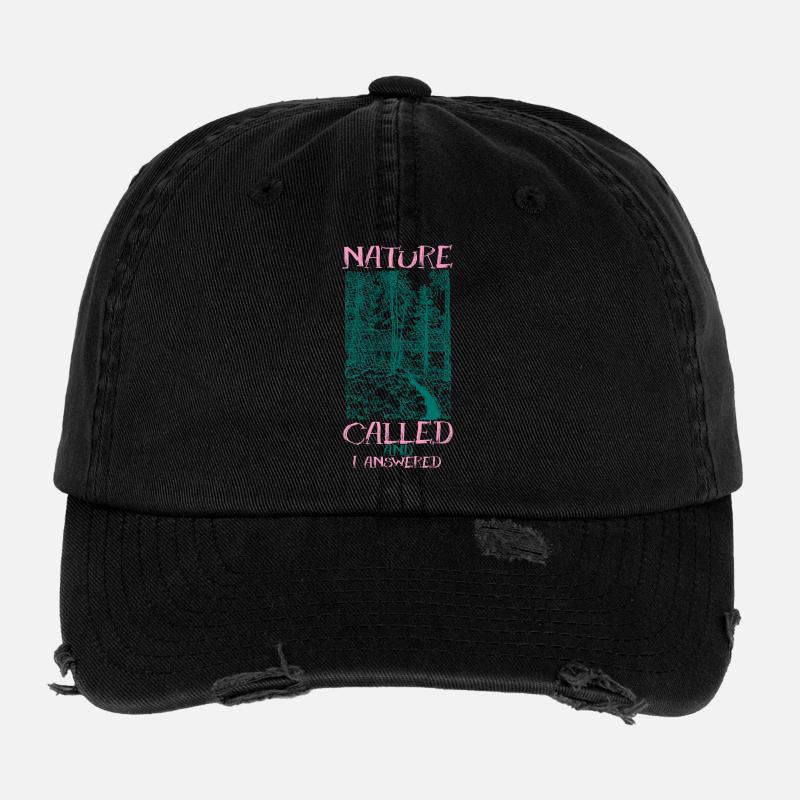 NATURE CALLING Flexfit Vintage Destroyed Cap