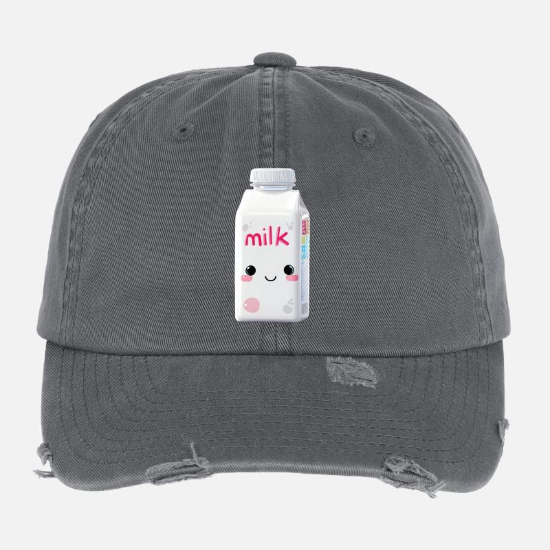 Milk Kawaii Flexfit Vintage Destroyed Cap