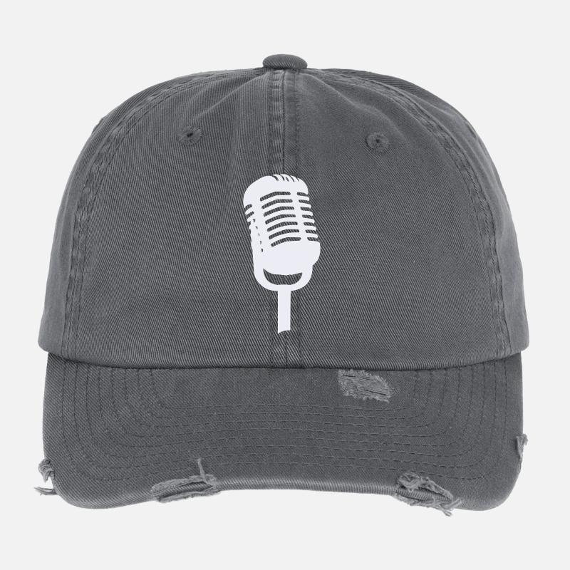 Microphone Flexfit Vintage Destroyed Cap