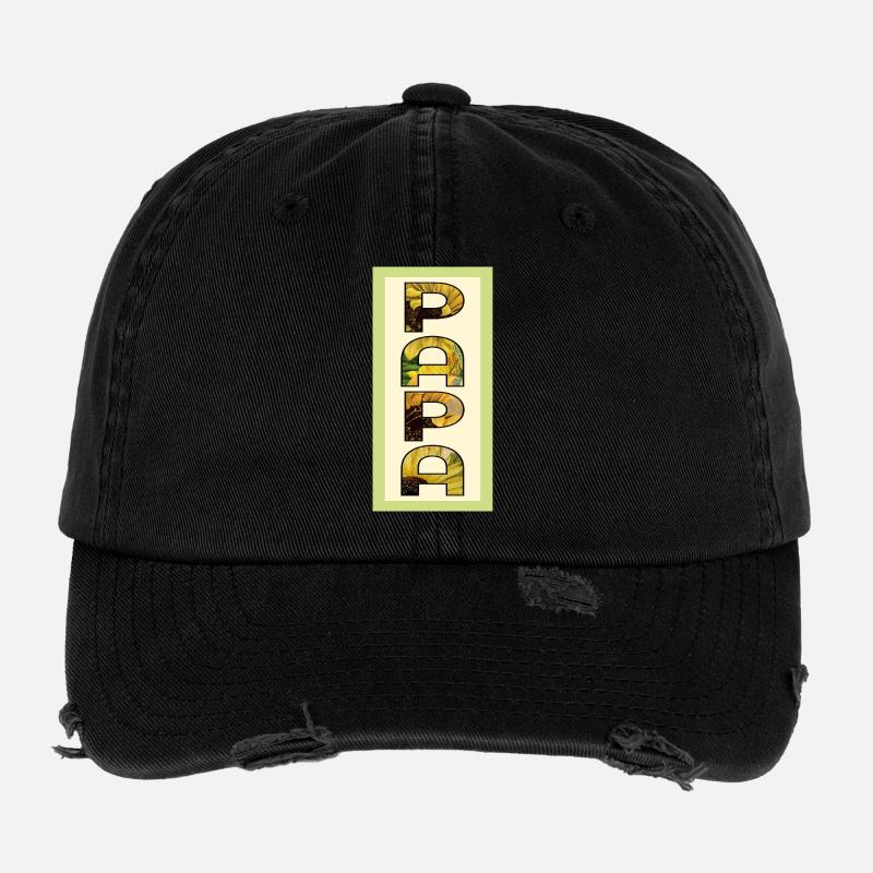 Sonnenblumenfeld Papa Flexfit Vintage Destroyed Cap
