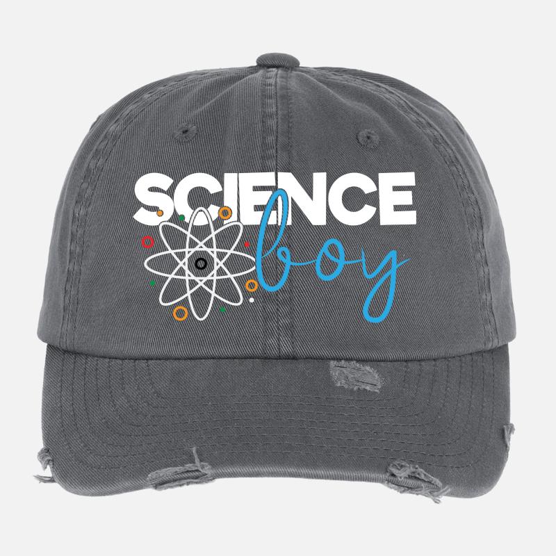 Garçon de science Casquette vintage effet usé Flexfit