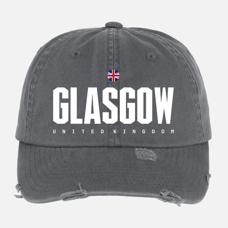 Glasgow Casquette vintage effet usé Flexfit
