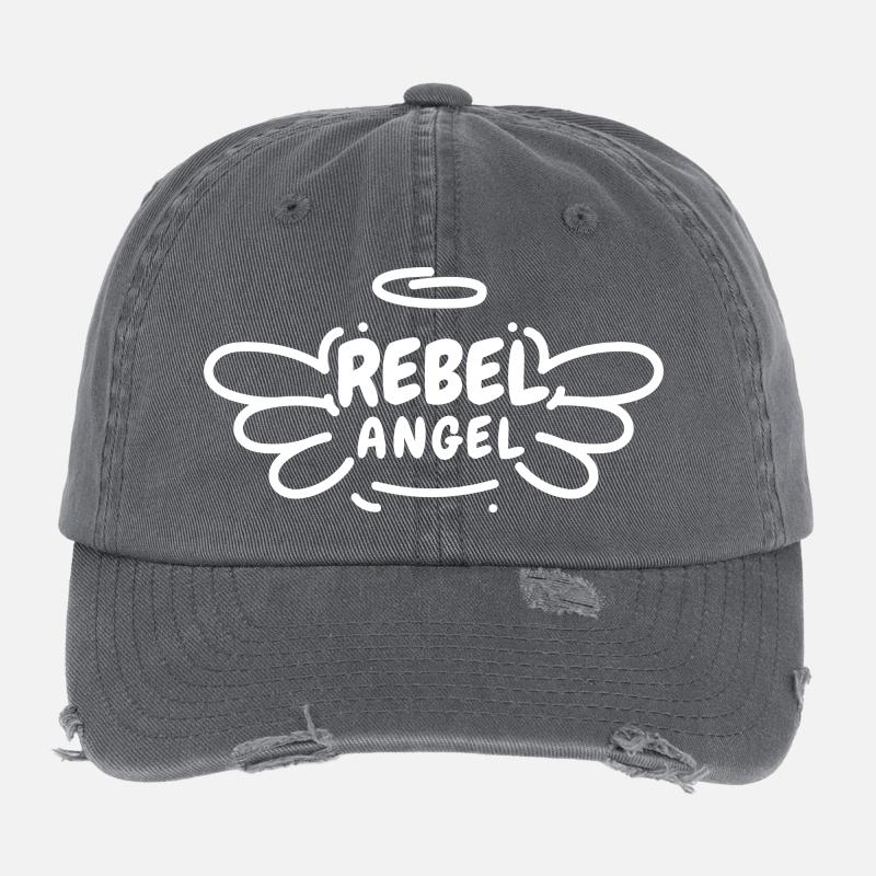 Rebellischer Engel Flexfit Vintage Destroyed Cap