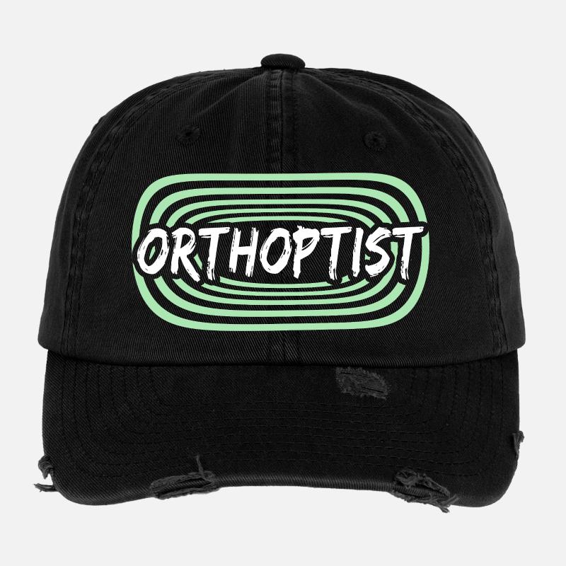 Orthoptiste de travail Casquette vintage effet usé Flexfit