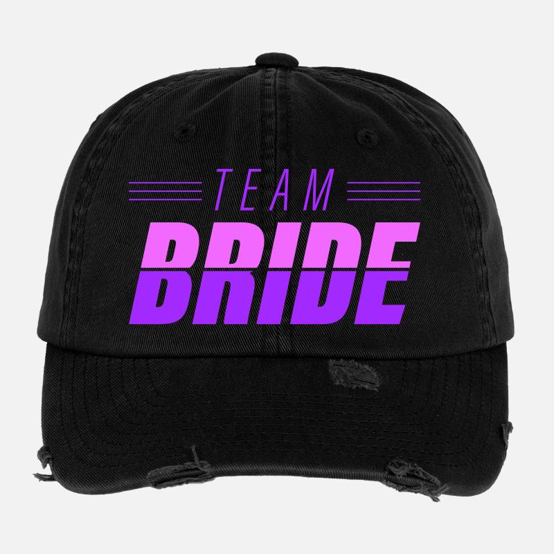 team_bride Casquette vintage effet usé Flexfit