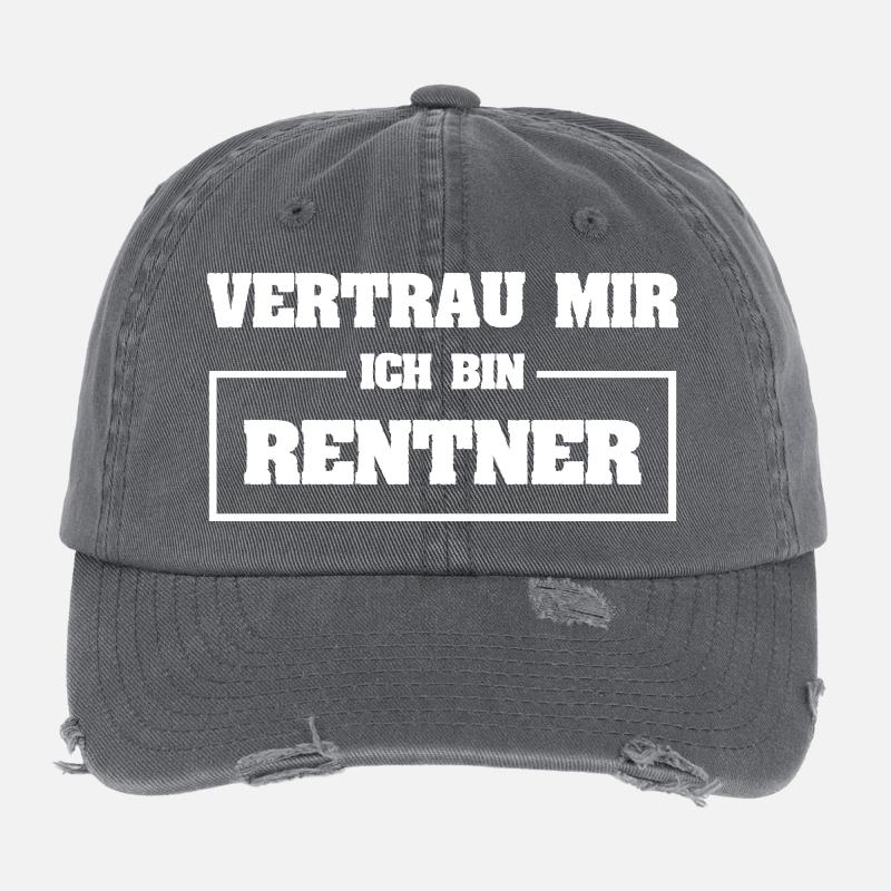 Beruf Rentner Flexfit Vintage Destroyed Cap