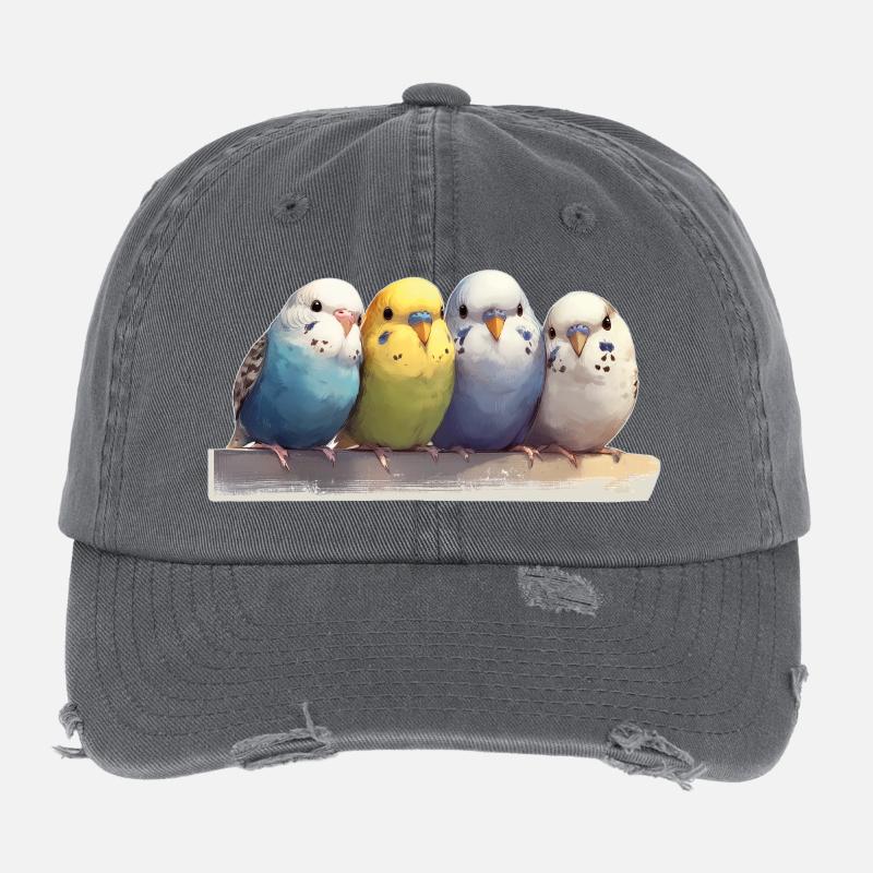 Budgies Flexfit Vintage Destroyed Cap