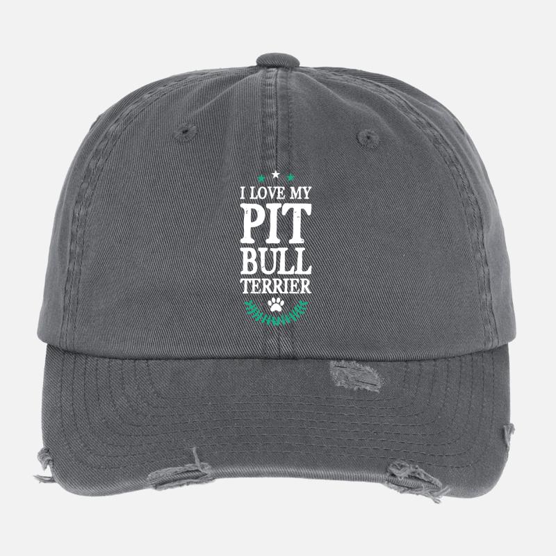 PIT_BULL_TERRIER Casquette vintage effet usé Flexfit
