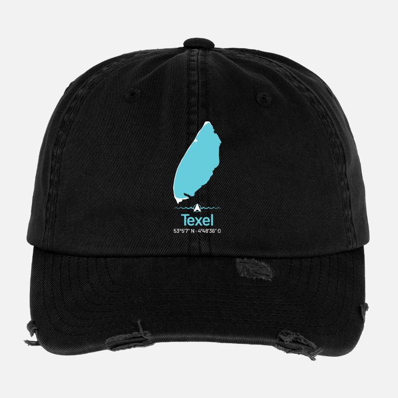 Texel | Carte de conception Casquette vintage effet usé Flexfit