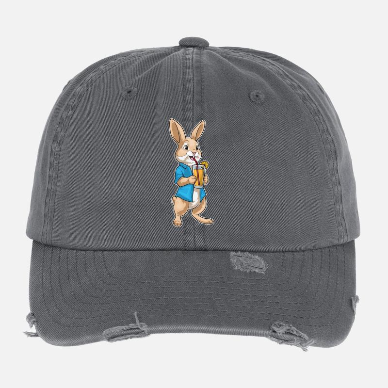 Jus de lapin Casquette vintage effet usé Flexfit