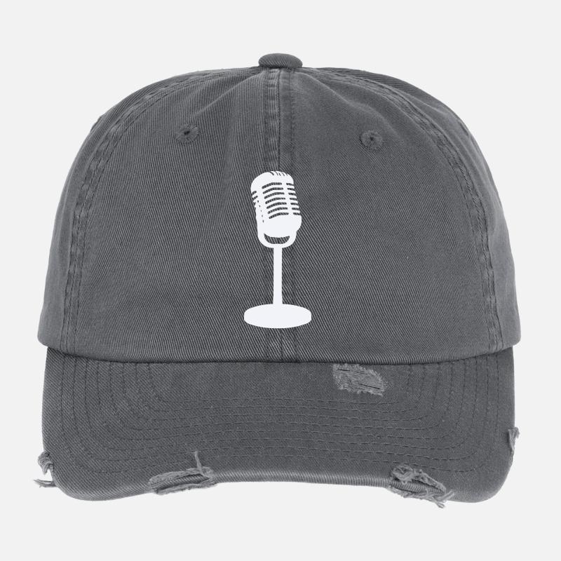 Microphone Flexfit Vintage Destroyed Cap