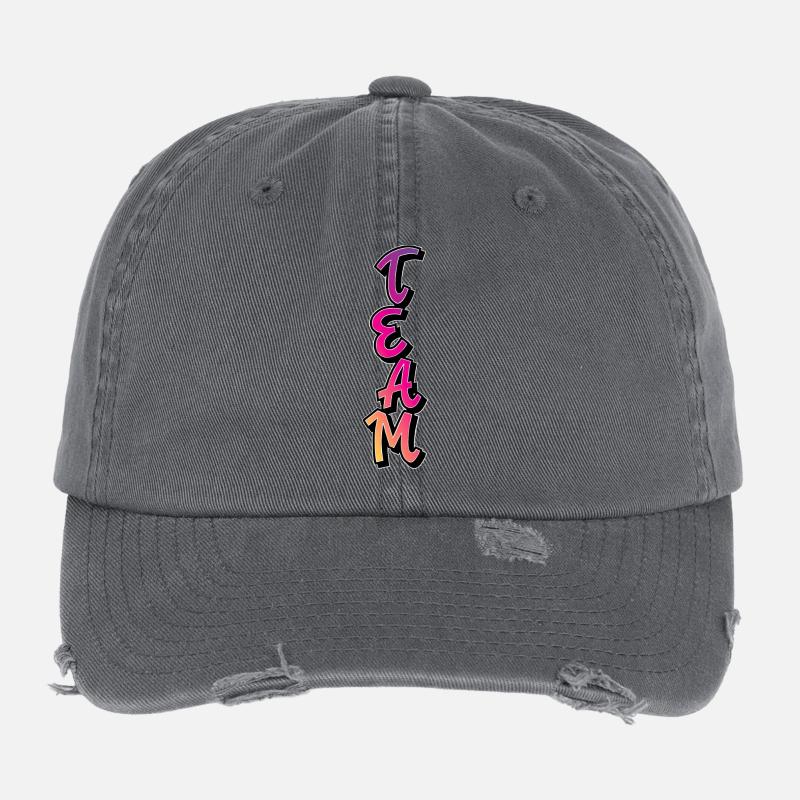 Team Flexfit Vintage Destroyed Cap