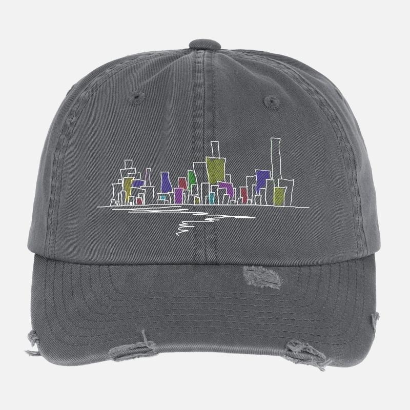 skyline Flexfit Vintage Destroyed Cap