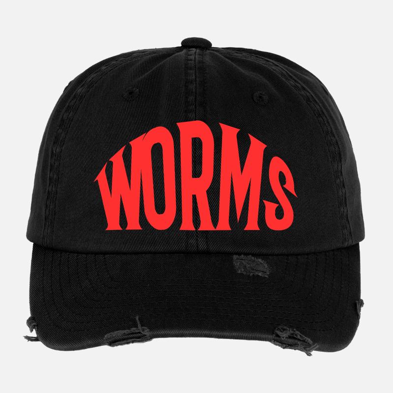 Worms Flexfit Vintage Destroyed Cap