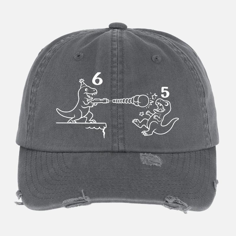 Fête du 6e anniversaire cadeau du garçon du 6e anniversaire Casquette vintage effet usé Flexfit
