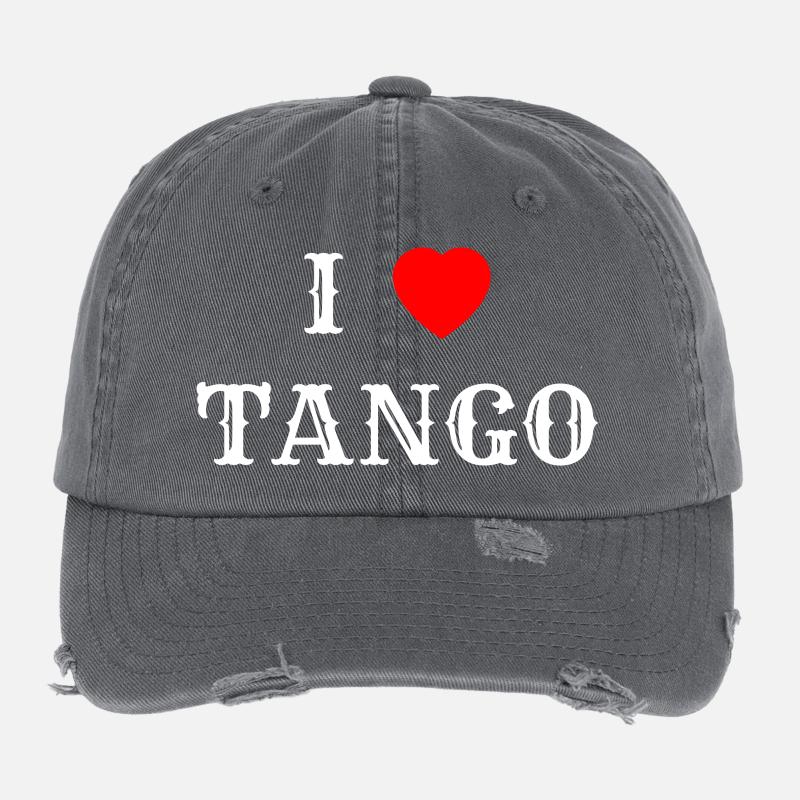Ich liebe Tango Flexfit Vintage Destroyed Cap