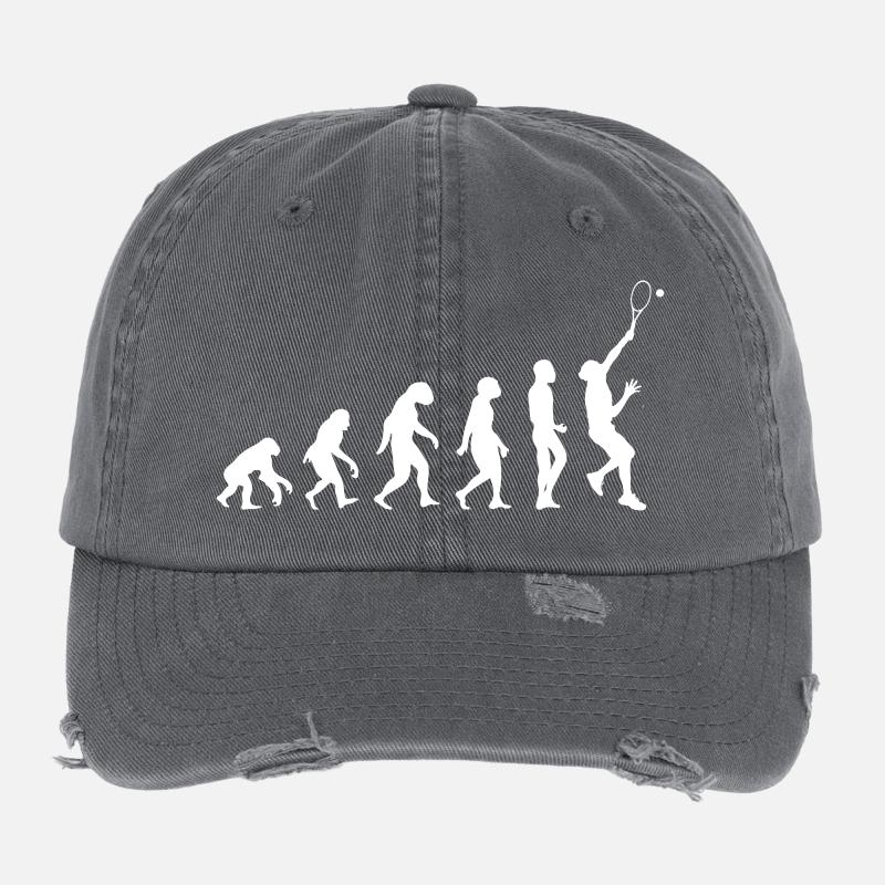 Évolution du tennis Casquette vintage effet usé Flexfit