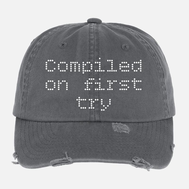 Compiled first try Flexfit Vintage Destroyed Cap