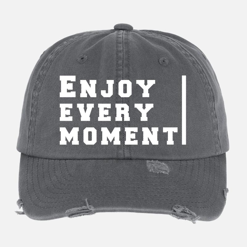 enjoy every moment Flexfit Vintage Destroyed Cap