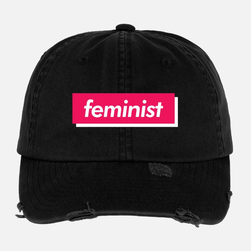 féministe Casquette vintage effet usé Flexfit