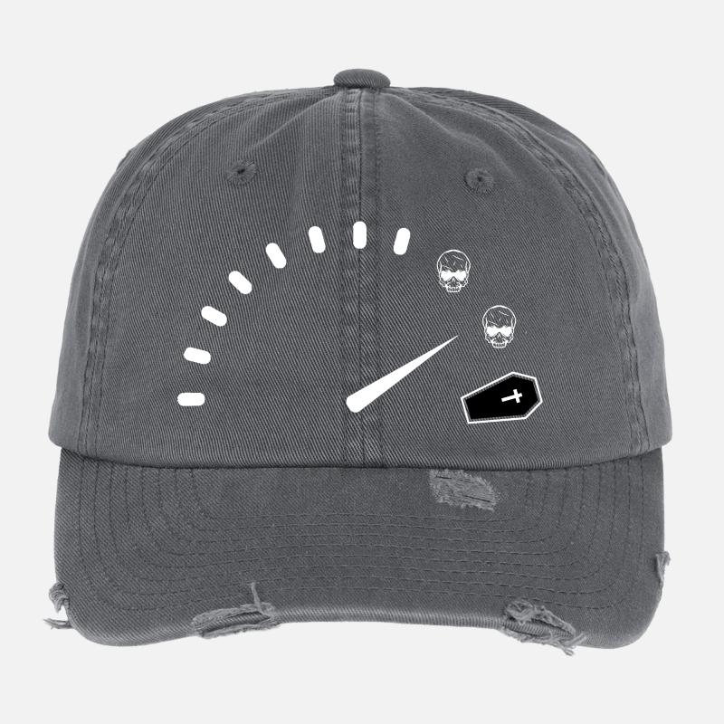 Midnight Chrono Mortuary Flexfit Vintage Destroyed Cap