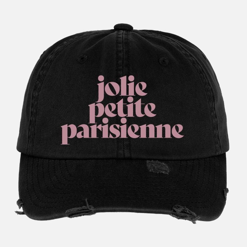 PRETTY LITTLE PARISIAN Flexfit Vintage Destroyed Cap