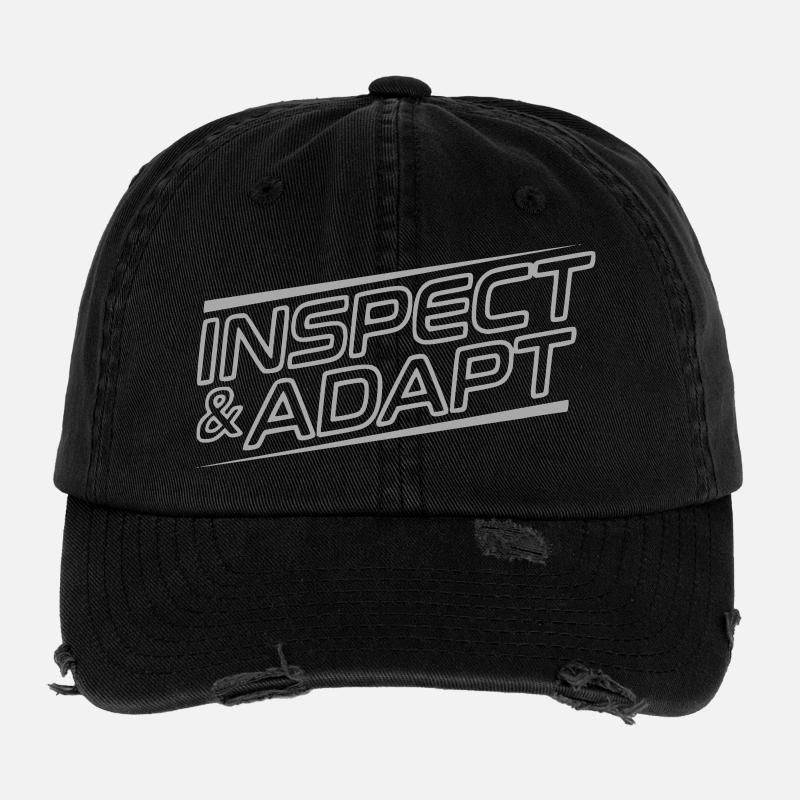 Inspecter & S’adapter, Agile Coach Scrum Sweat Casquette vintage effet usé Flexfit