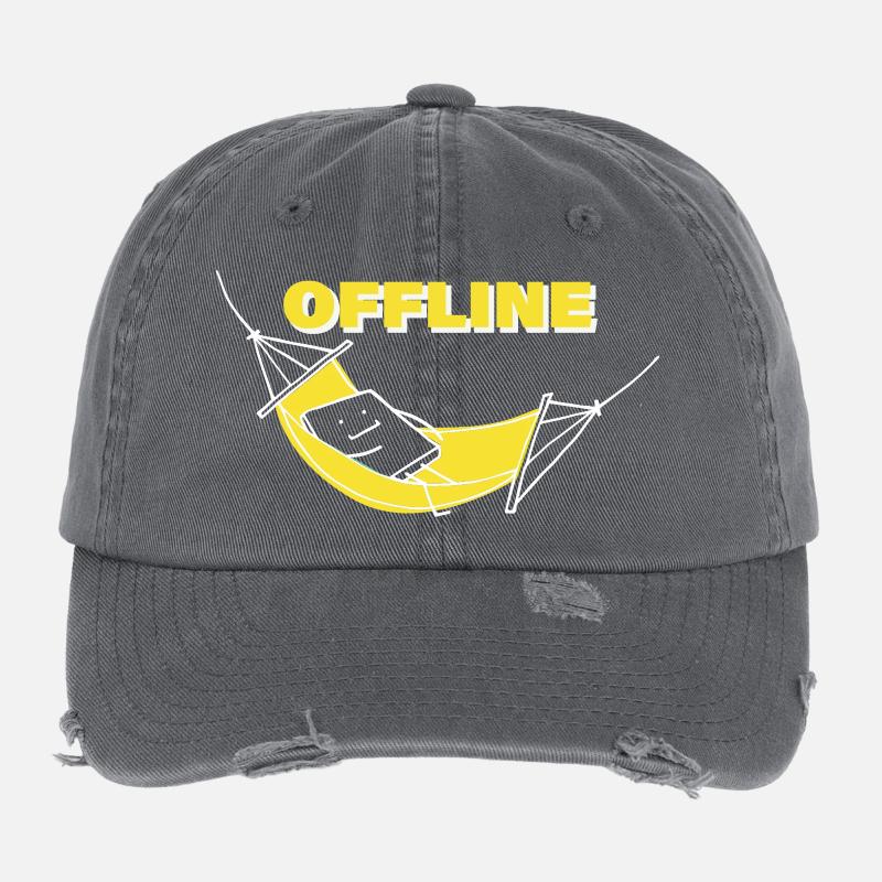 OFFLINE Flexfit Vintage Destroyed Cap