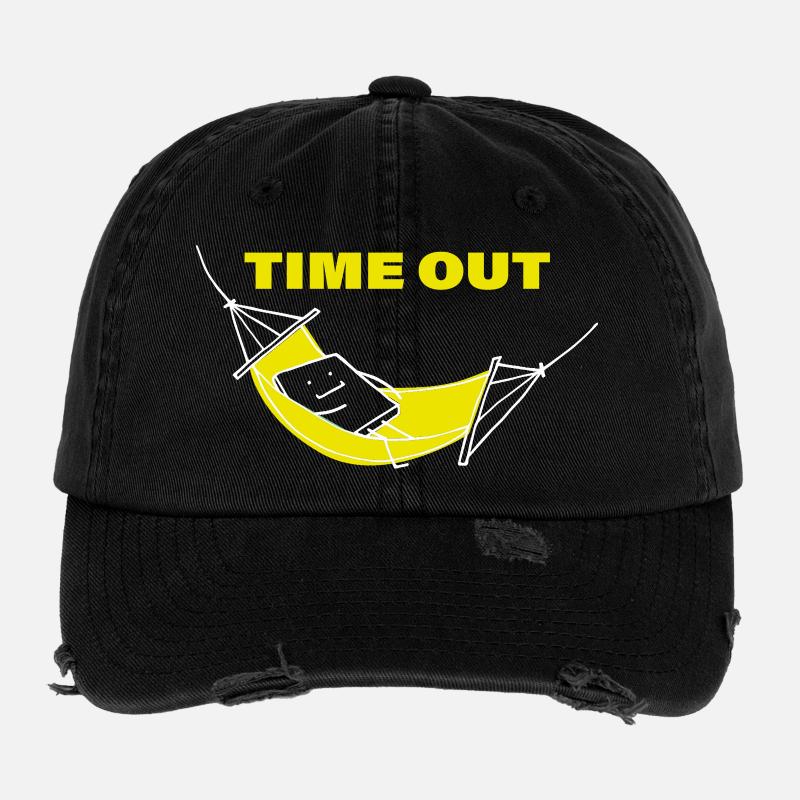 TIME OUT Flexfit Vintage Destroyed Cap