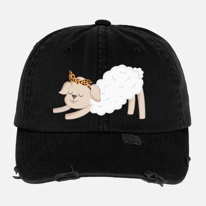 Sheep Sheep Flexfit Vintage Destroyed Cap