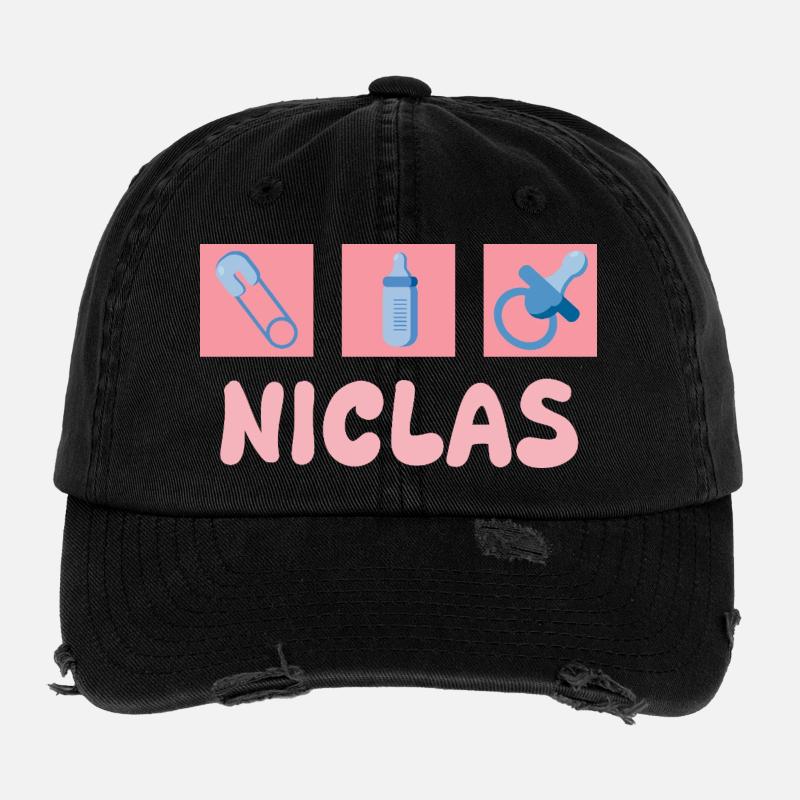 Nicholas Flexfit Vintage Destroyed Cap