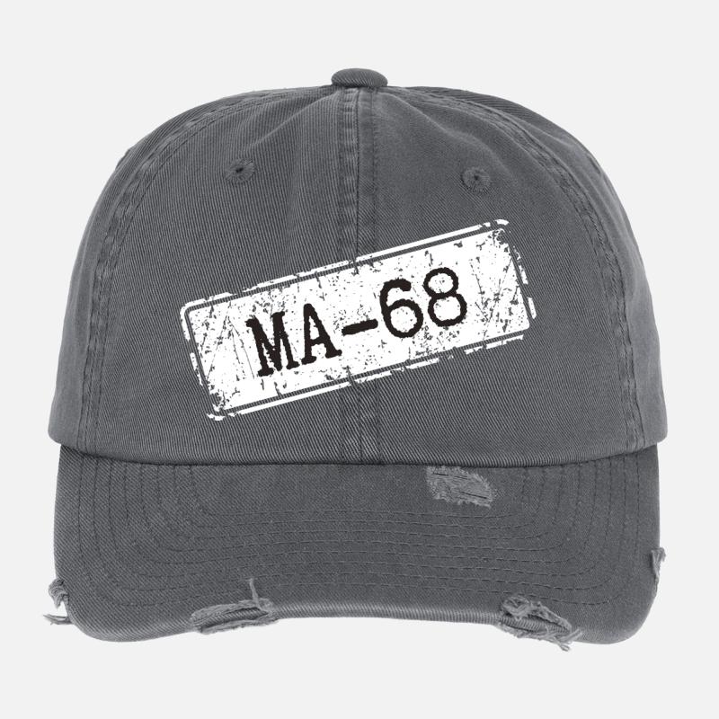 Mannheim 68 Flexfit Vintage Destroyed Cap