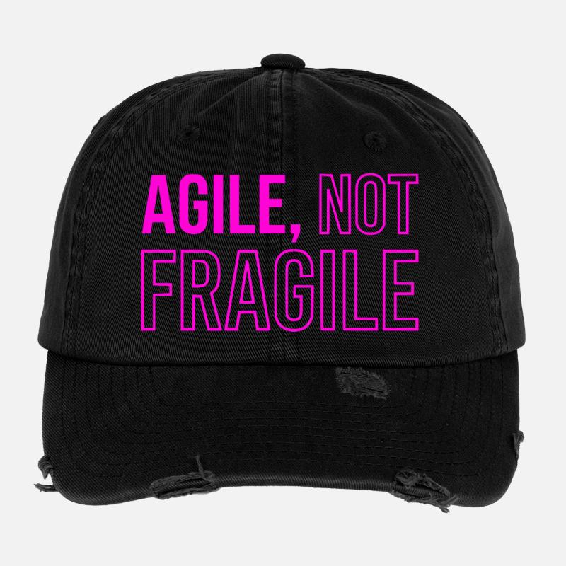 Agile Development, Scrum Coach Hoodie Flexfit Vintage Destroyed Cap