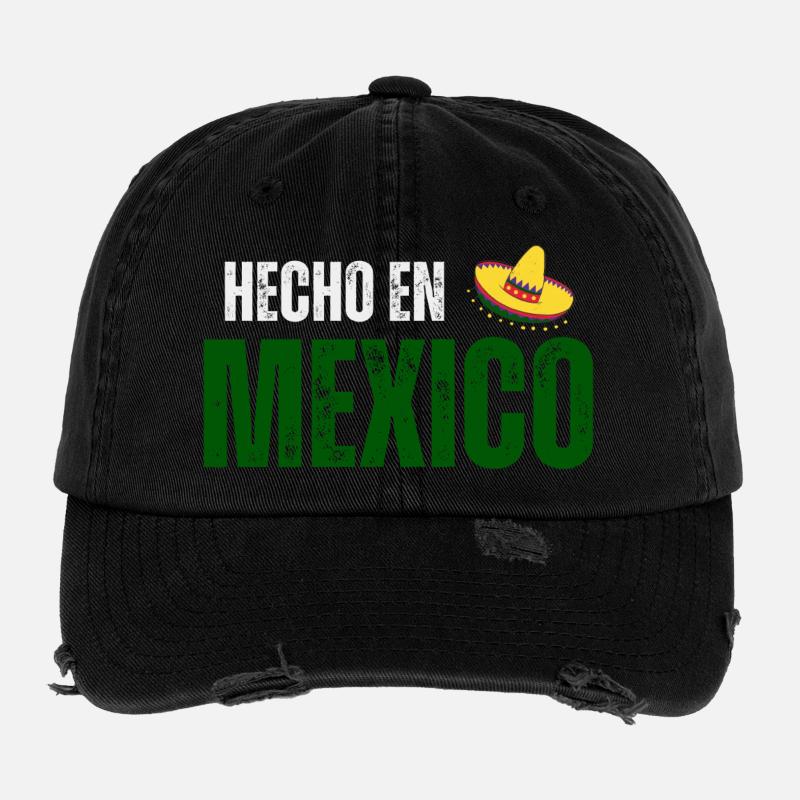 Made in Mexico, Mexican pride Flexfit Vintage Destroyed Cap