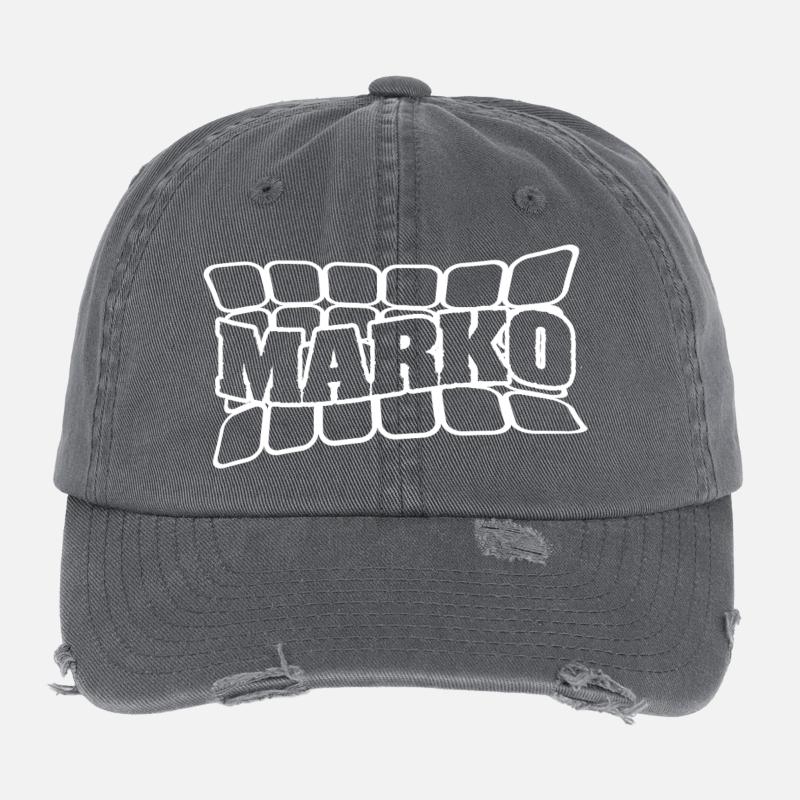 Nom : Marko Casquette vintage effet usé Flexfit