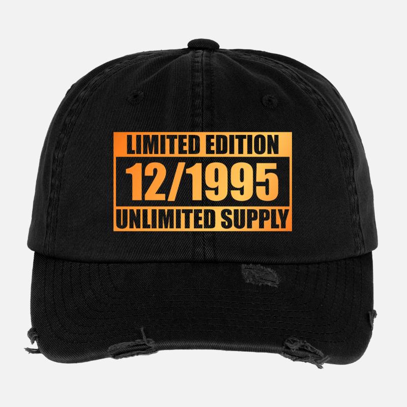 Édition Limitée 30ème Anniversaire - ꝏ Approvisionnement 12/1995 Casquette vintage effet usé Flexfit