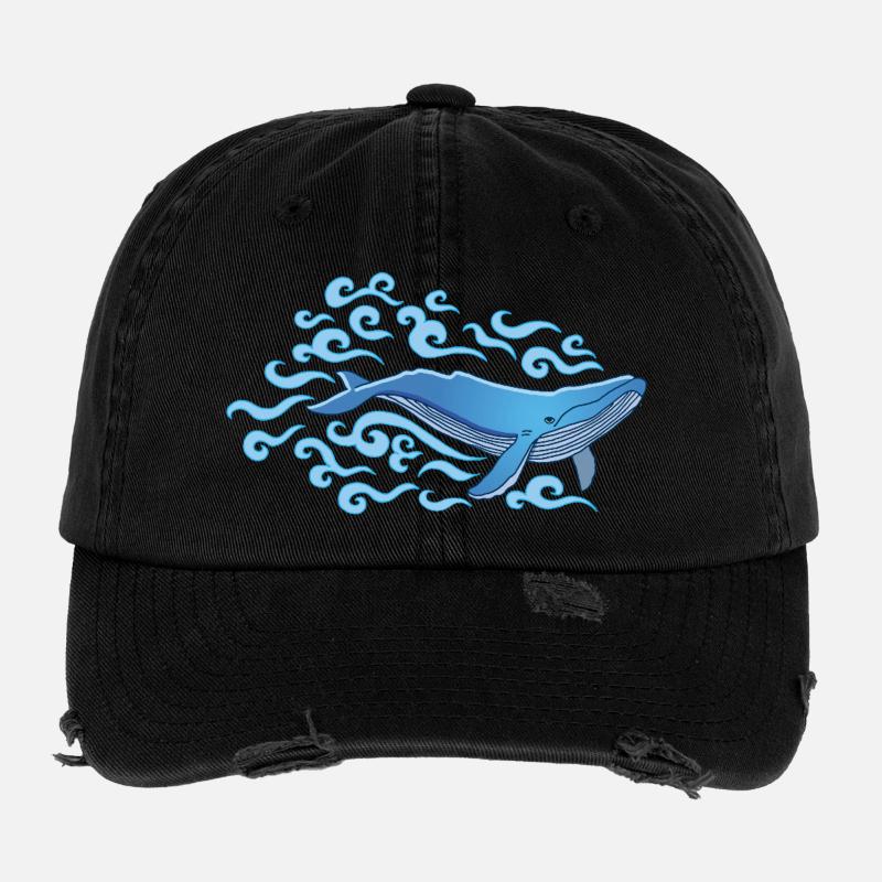 Der Blauwal Flexfit Vintage Destroyed Cap