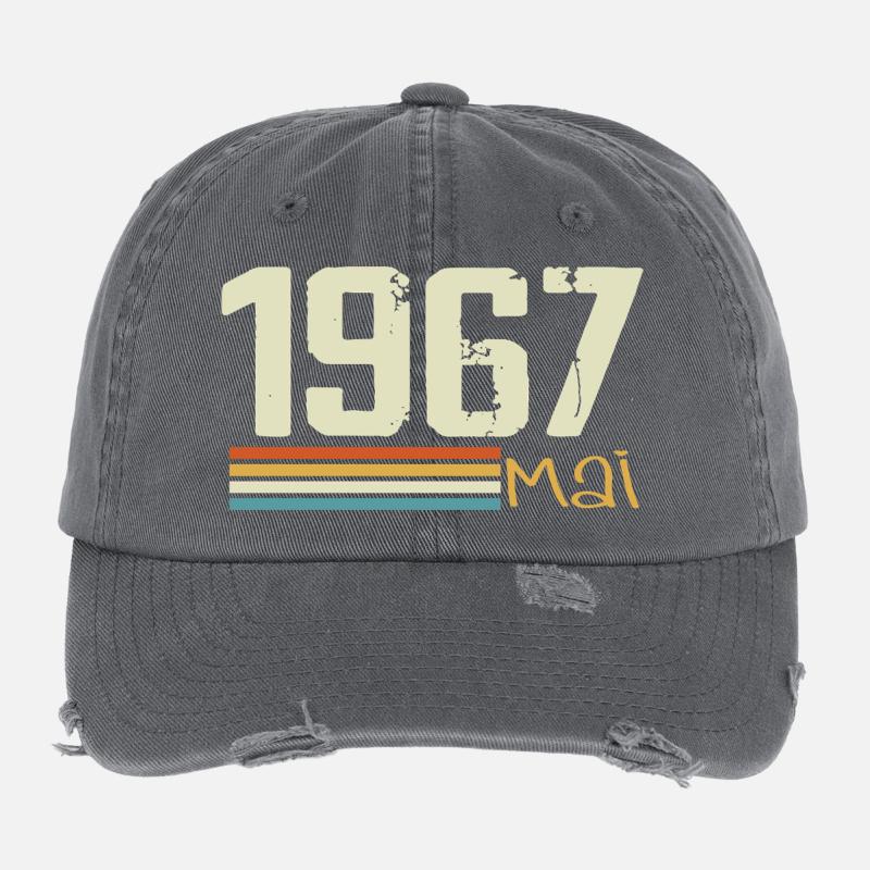 Mai 1967 Casquette vintage effet usé Flexfit
