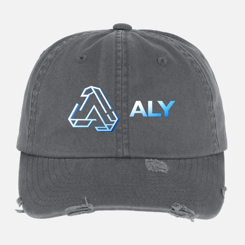 Aly Neon Triad Logo Flexfit Vintage Destroyed Cap